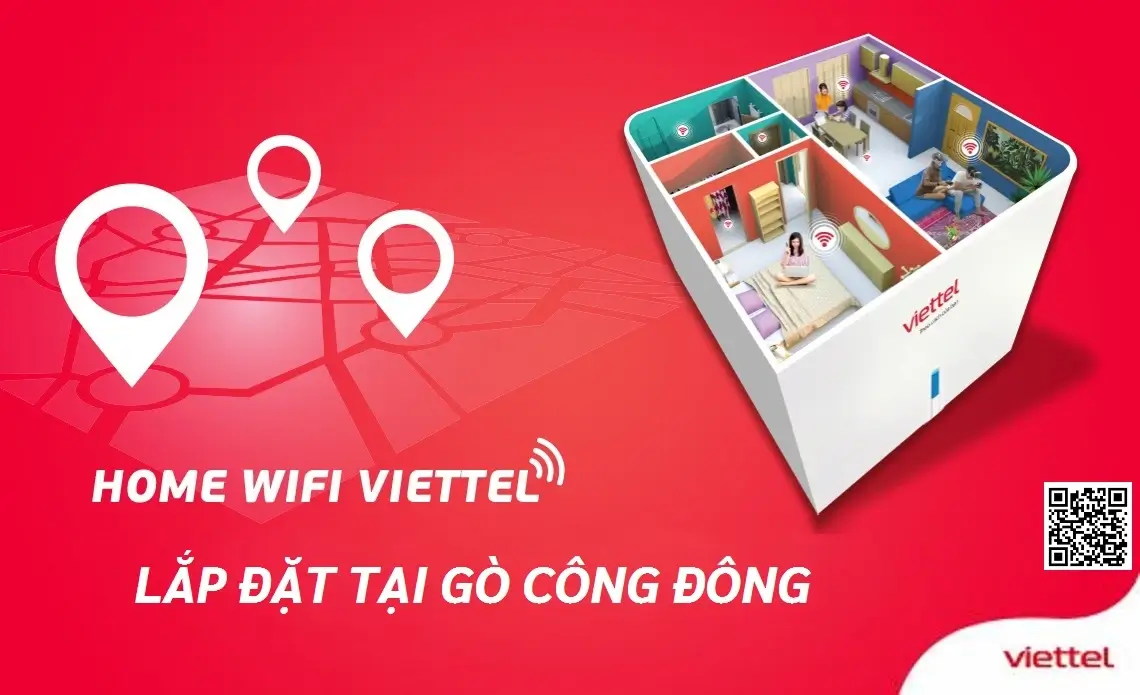 Lắp đặt Wifi Viettel Gò Công Đông giá rẻ tặng modem 5Ghz