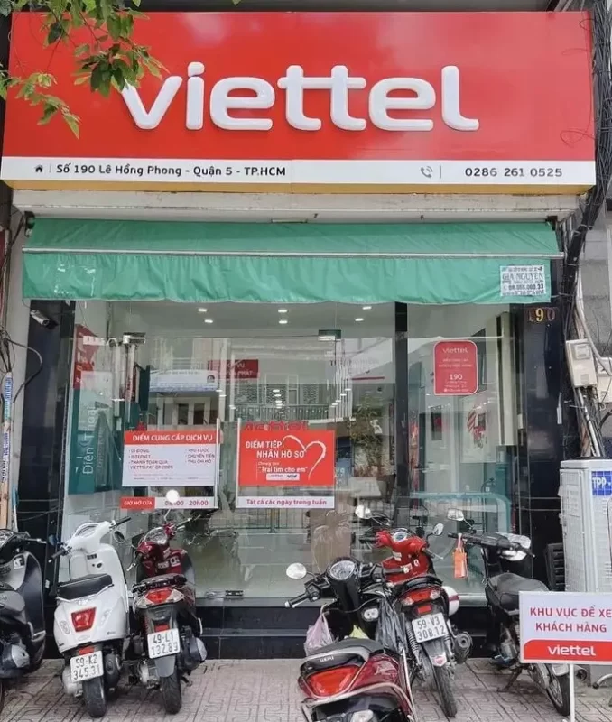 Cửa hàng giao dịch Viettel Lê Hồng Phong