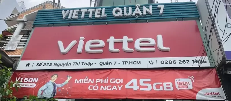 Cửa hàng giao dịch Viettel Nguyễn Thị Thập