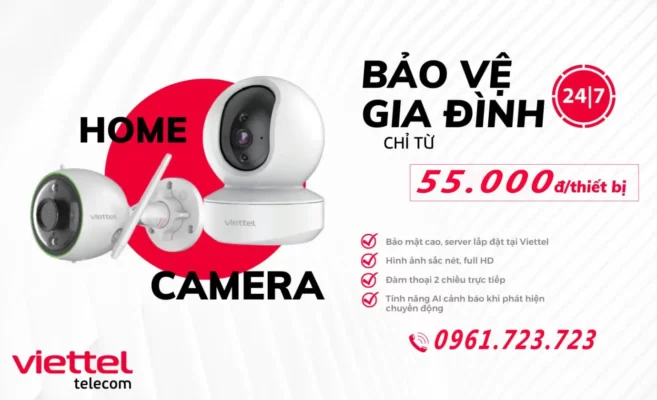 Lắp Home Camera Viettel Tại Tam Nông Đồng Tháp