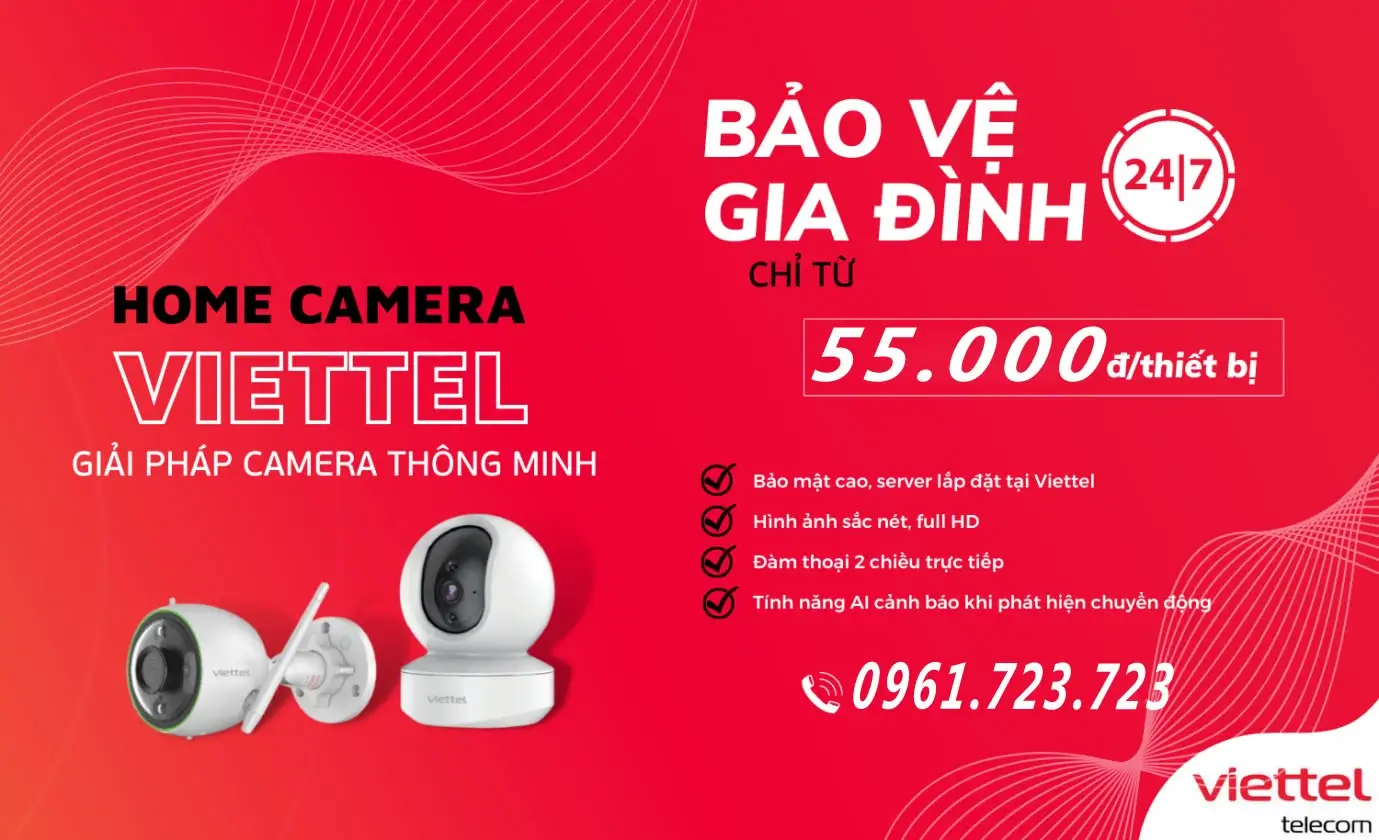 Lắp Home Camera Viettel Tại Quận Bình Tân