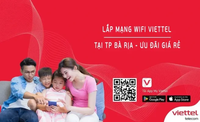 Lắp mạng WiFi Viettel Tại TP Bà Rịa ưu đãi giá rẻ